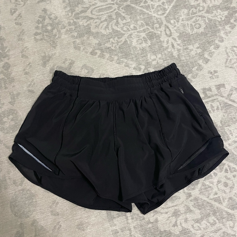 Black Women's Running Shorts Lululemon